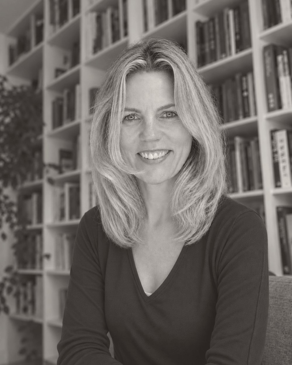 Evie Tops, docteure en linguistique et professeure de néerlandais, dans son bureau à Beauvechain